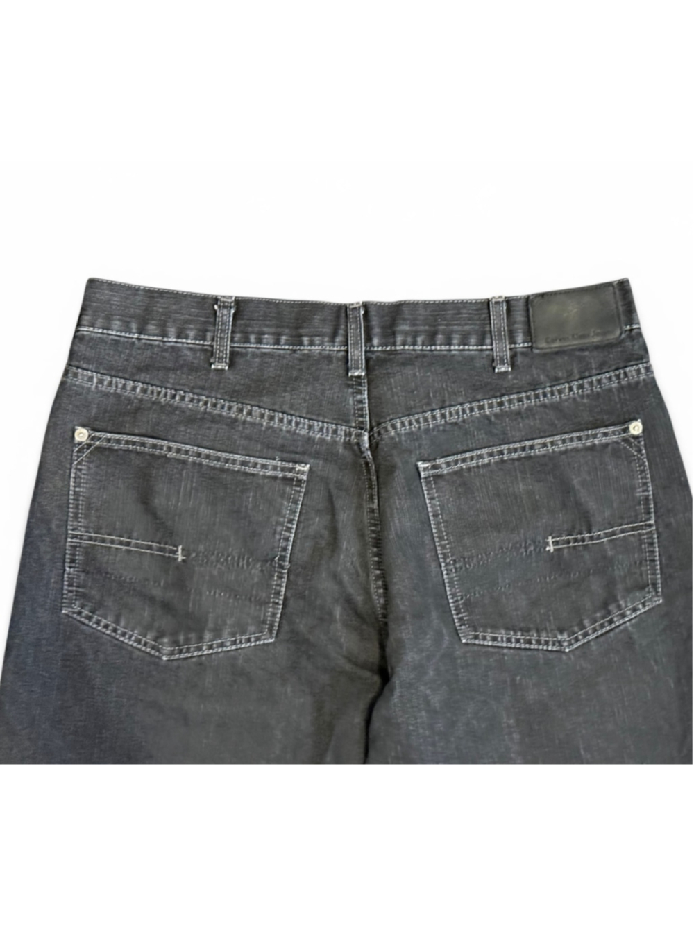Calvin Klein Jeans Men’s Black Straight Leg Denim Jeans Size 36 Charcoal Wash - Picture 4 of 10
